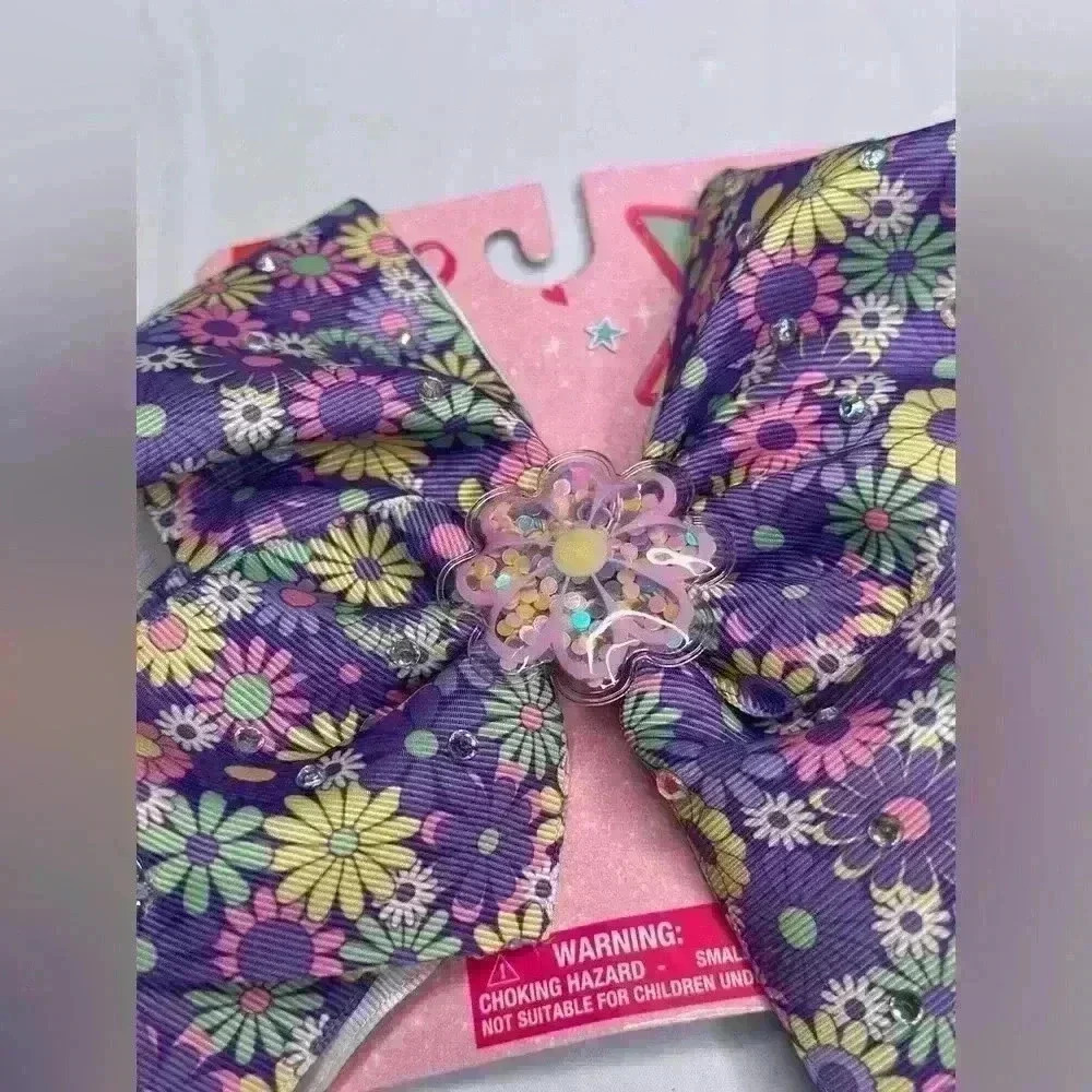 Nickelodeon Jojo Siwa Flower Stones Multicolor Bow Hairbow - Picture 2 of 6